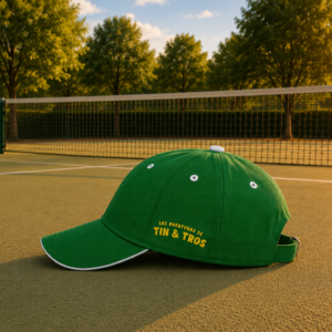 Gorra Oficial Tin & Tros Verde – Talla Única Adulto (+8 años)