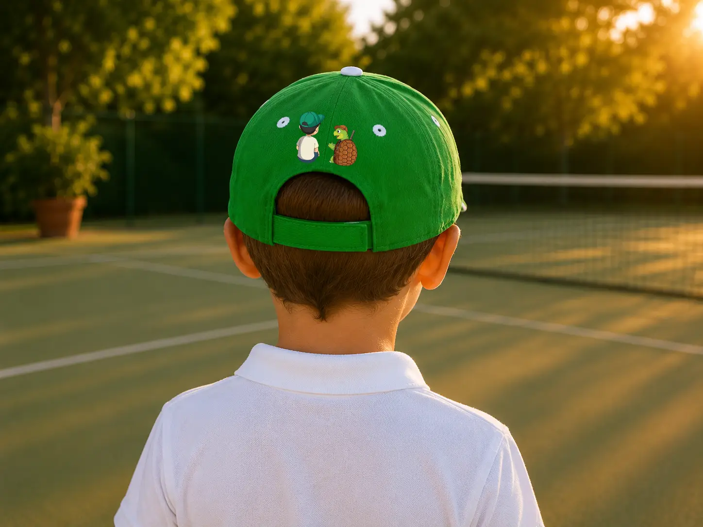 Gorra Oficial Tin & Tros Verde – Talla Única Adulto (+8 años) - Imagen 3