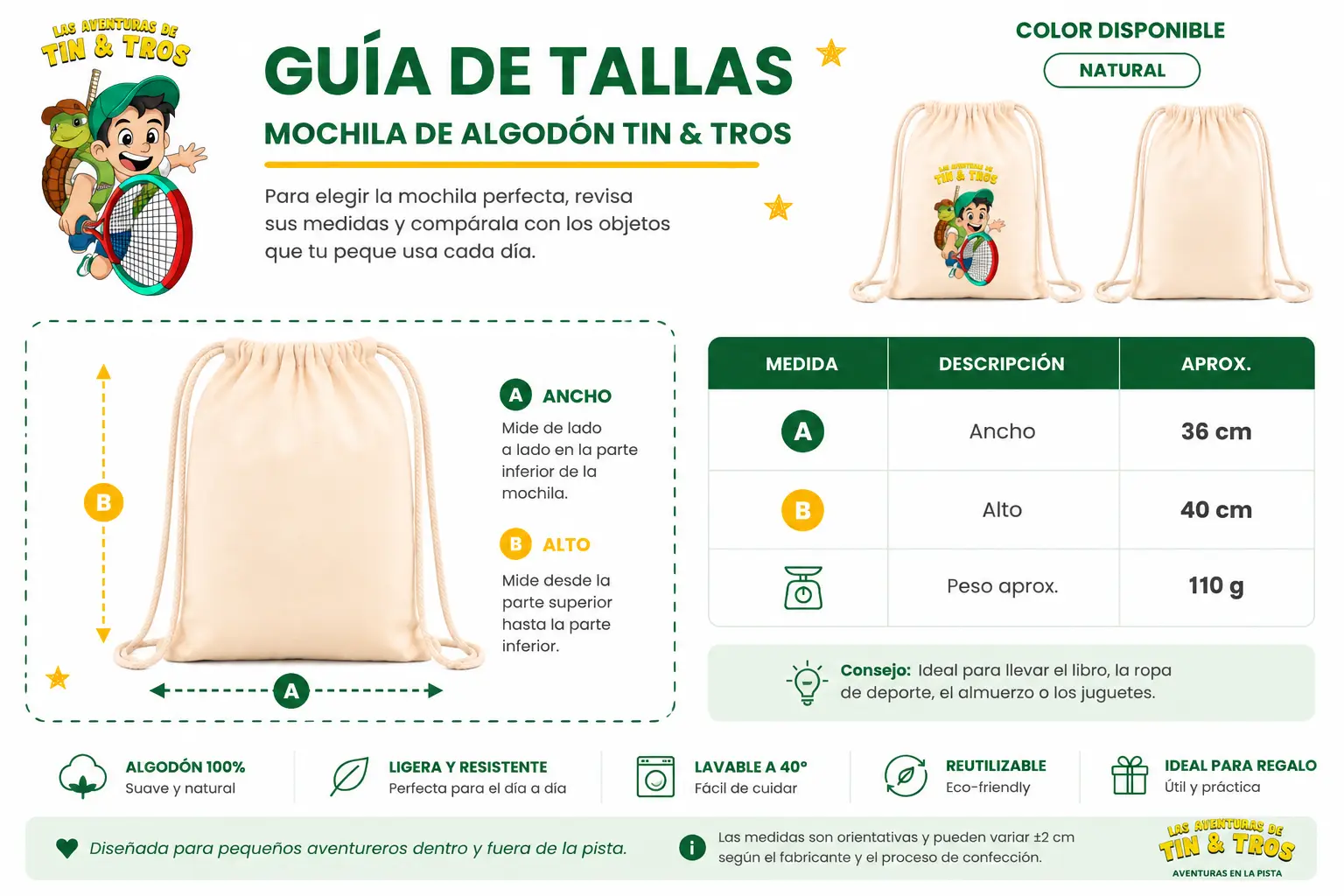 Tote Bag Tin & Tros - Imagen 3